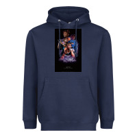 Navy rap music juice Heavyweight Hoodie - linhVisuals