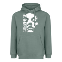 Sage converge Heavyweight Hoodie - linhVisuals