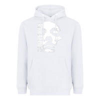 White converge Heavyweight Hoodie - linhVisuals