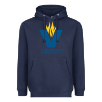 Navy university of vincennes Heavyweight Hoodie - linhVisuals
