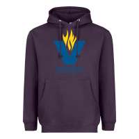 Plum university of vincennes Heavyweight Hoodie - linhVisuals