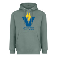 Sage university of vincennes Heavyweight Hoodie - linhVisuals