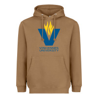Toasted Coconut university of vincennes Heavyweight Hoodie - linhVisuals