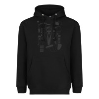 Black gregory porter jazz music Heavyweight Hoodie - linhVisuals