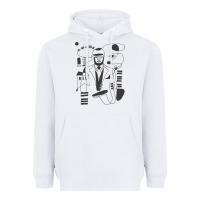 White gregory porter jazz music Heavyweight Hoodie - linhVisuals