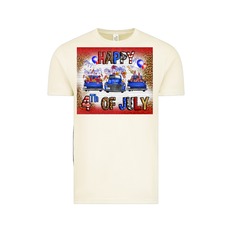 Western Happy Fourth Of July Vintage Tee by FaDigitalArtStudio | Teevron