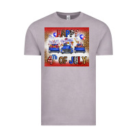 Vintage Zinc Western Happy Fourth Of July Vintage Tee - FaDigitalArtStudio