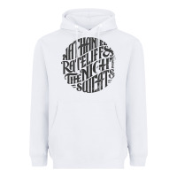 White nathaniel rateliff müsïc Heavyweight Hoodie - linhVisuals
