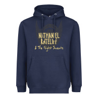 Navy nathaniel rateliff müsïc Heavyweight Hoodie - linhVisuals