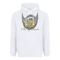 White nathaniel rateliff müsïc Heavyweight Hoodie - linhVisuals
