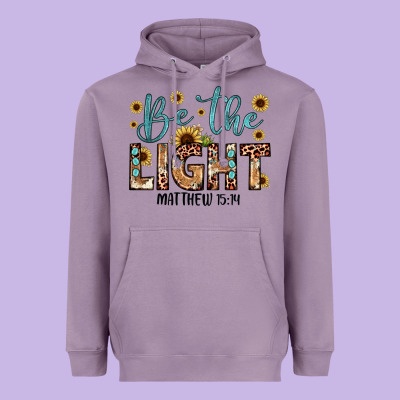 Be The Light Matthew 5 14 Heavyweight Hoodie Designed By Jahusdesignshop