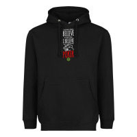 Black poker card player believe in something Heavyweight Hoodie - linhVisuals