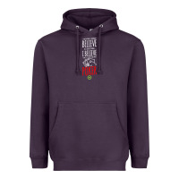 Plum poker card player believe in something Heavyweight Hoodie - linhVisuals