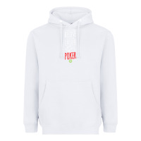 White poker card player believe in something Heavyweight Hoodie - linhVisuals