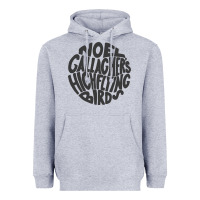 Heather Grey noel gallagher's high flying birds classic Heavyweight Hoodie - linhVisuals