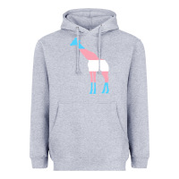 Heather Grey transgender flag ftm mtf trans pride Heavyweight Hoodie - linhVisuals