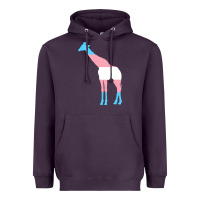 Plum transgender flag ftm mtf trans pride Heavyweight Hoodie - linhVisuals