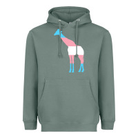 Sage transgender flag ftm mtf trans pride Heavyweight Hoodie - linhVisuals