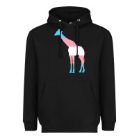 Black transgender flag ftm mtf trans pride Heavyweight Hoodie - linhVisuals
