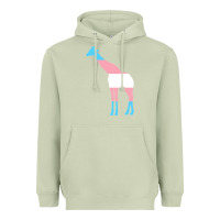 Matcha transgender flag ftm mtf trans pride Heavyweight Hoodie - linhVisuals