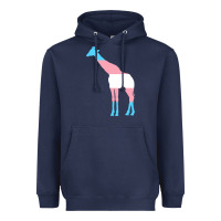 Navy transgender flag ftm mtf trans pride Heavyweight Hoodie - linhVisuals