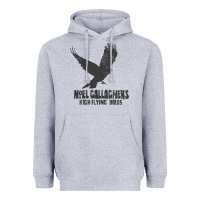 Heather Grey noel gallagher's high flying birds classic Heavyweight Hoodie - linhVisuals