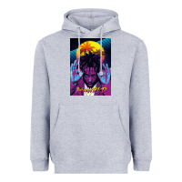 Heather Grey concert wrld Heavyweight Hoodie - linhVisuals