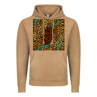 Vintage Camel safari animals turquoise glitter seamless pattern Vintage Hoodie - BundleAndBundleShop