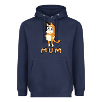 Navy bluey mom Heavyweight Hoodie - linhVisuals