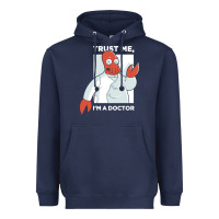 Navy doctor zoidberg who Heavyweight Hoodie - linhVisuals