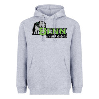 Heather Grey senn high school Heavyweight Hoodie - linhVisuals