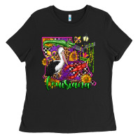 Black louisiana Ladies Tee - OliviaCreatesArt