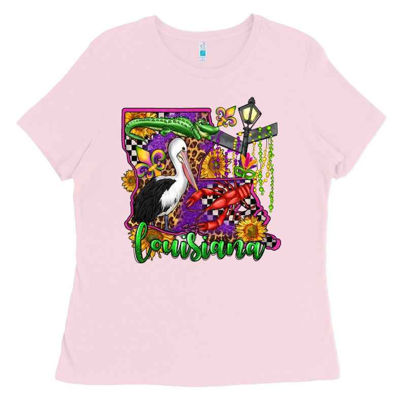 Louisiana Ladies Tee by OliviaCreatesArt | Teevron