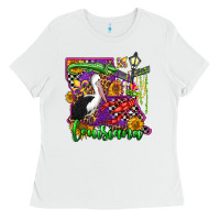 White louisiana Ladies Tee - OliviaCreatesArt
