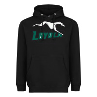 Black loyola (md) greyhounds Heavyweight Hoodie - linhVisuals