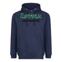 Navy loyola (md) greyhounds Heavyweight Hoodie - linhVisuals
