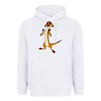White Timon Funny Heavyweight Hoodie - linhVisuals