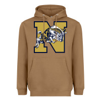 Toasted Coconut navy midshipmen Heavyweight Hoodie - linhVisuals
