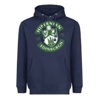 Navy hibernian edinburg Heavyweight Hoodie - linhVisuals