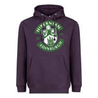 Plum hibernian edinburg Heavyweight Hoodie - linhVisuals