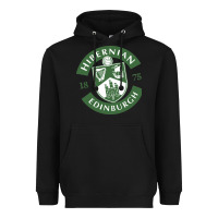 Black hibernian edinburg Heavyweight Hoodie - linhVisuals