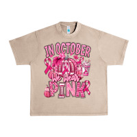 French Oak in october we wear pink american football Urban Heavy Tee - RanaPortraitStore