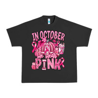 Pigment Black in october we wear pink american football Urban Heavy Tee - RanaPortraitStore