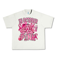 Pistachio in october we wear pink american football Urban Heavy Tee - RanaPortraitStore