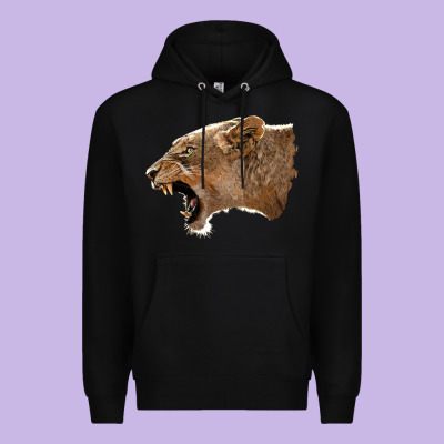 Puma Head Premium Hoodie Designed By Lillyallendesigns