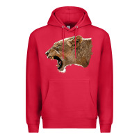 Cardinal Puma Head Premium Hoodie - LillyAllenDesigns