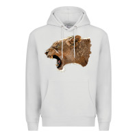 Dove Grey Puma Head Premium Hoodie - LillyAllenDesigns