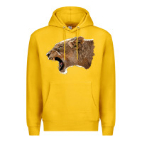 Lemon Puma Head Premium Hoodie - LillyAllenDesigns