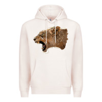 Pale Pink Puma Head Premium Hoodie - LillyAllenDesigns