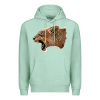 Seafoam Puma Head Premium Hoodie - LillyAllenDesigns